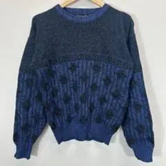 80s 90s ヴィンテージ ユニセックス ヨーロッパ ブルー メンズライク