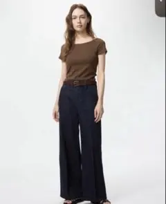 ユニクロ　ワイドトラウザージーンズ XS