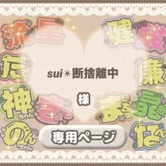 ♡【sui✴︎断捨離中様】専用ページ♡