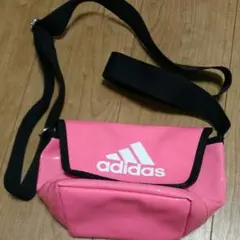 値下げ！adidas ショルダーバッグ ピンク エナメル新品未使用