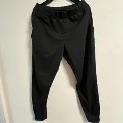 【GU】メンズ ブラックパンツ イージーパンツ ウエストゴム 楽ちん