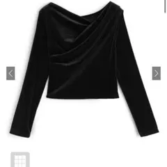 ベロアドレープトップス[dk1551]