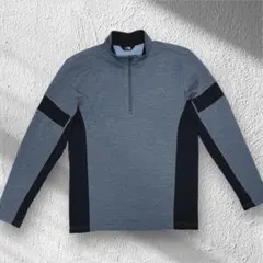 ノースフェイス ハーフジップ 長袖 グレー M No.29