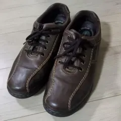 アベサマHush Puppies ブラウン レザー スニーカーのサムネイル