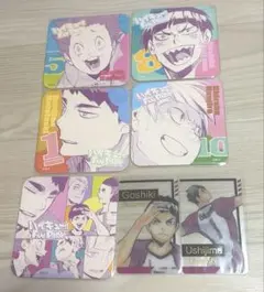 ハイキュー jworld 白鳥沢フェス 景品 イラストシート 集合 - メルカリ