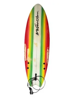 コストコ Wavestorm 青 8f サーフボード ソフト 手渡し 横浜 湘南 Wavestorm ロングボード 青と白のストライプ コストコ 札幌手渡し限定