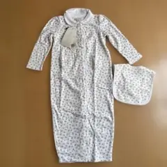未使用品　Ralph Lauren 花柄ツーウェイ・ドレスオール 80 スタイ付