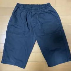ダークグレーハーフパンツ ゴムウエスト 150