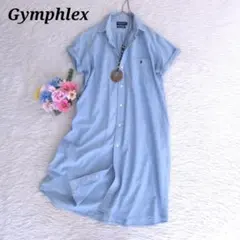 ジムフレックス デニムシャツワンピース 14 半袖