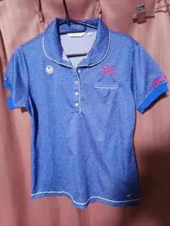 MIZUNO GOLFミズノ レディース ゴルフ ポロシャツ ブルー