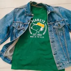 な*き様 USA製 vintage peanuts スヌーピー Tシャツ Lサイ