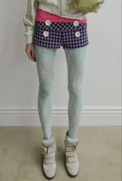 SCULPTOR チェック柄 ショートパンツ　パープル SCULPTOR ショートパンツ チェック パープル M - メルカリ