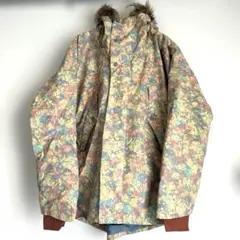 BURTON バートン スノボ(スキー)ウェア 上 花柄 ファー付き Sサイズ