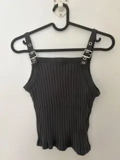 ZARA グレー リブ編み トップス 13-14歳のサムネイル