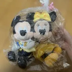 ミッキー ミニーペアぬいぐるみ　美女と野獣