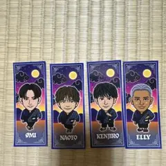 千社札　シール　三代目　JSB 臣　NAOTO 健二郎　ELLY 4枚セット