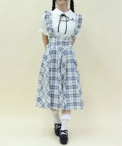 アクシーズファム ポエティック リボン ジャンパースカート axes femme