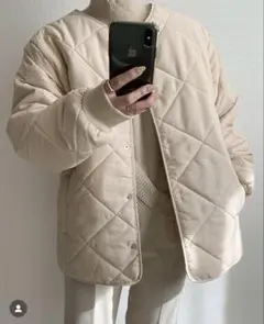 【ISOOK/アイスー】Quilting jacket キルティングジャケット