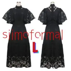 即日発送✨結婚式 パーティードレス フオーマル 二次会 ロングワンピ L　⑤