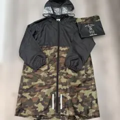 GLOBAL WORK キッズ レインコート カモフラ柄 Lサイズ
