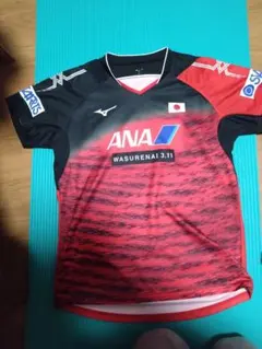 Mizuno 日本代表 卓球ウェア レッド/ブラック　レプリカ