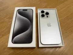 Apple iPhone 15 Pro 256GB ホワイト 本体