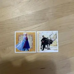 アナ雪　エルサとアナ　クリストフとスヴェン　ステッカーセット