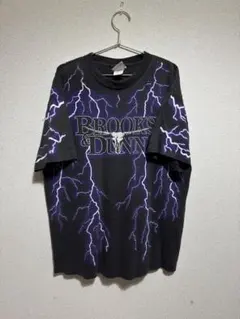 90s】USA製 BROOKS＆DUNN ライトニング 大判プリント Tシャツ - メルカリ