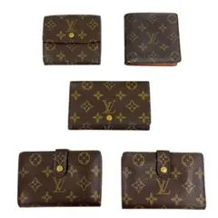 Louis Vuitton モノグラム 二つ折り財布５点 おまとめ セット
