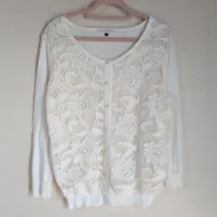 PROPOTION BODY DRESSINGレースカーディガン