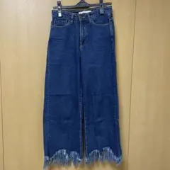 ZARA フリンジワイドレッグジーンズ EUR 32
