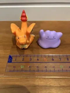 リザードン メタモン フィギュア 2体セット