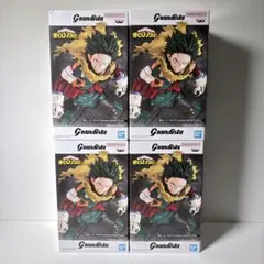 僕のヒーローアカデミア Grandista 緑谷出久 フィギュア 4体 未開封