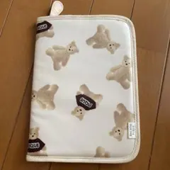 ジェラートピケ　ジェラピケ　クマ　母子手帳ケース