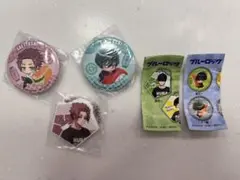 ブルーロック くら寿司 缶バッジ ラバーアクセサリー 非売品