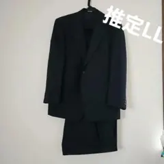ネイビー ビジネススーツ シングルブレスト