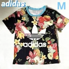 【希少】adidas アディダス　ボタニカル　フラワープリント 半袖Tシャツ