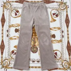 ジーユー　GIRLS ヌクヌク　ニットコール　フレア　パンツ　130