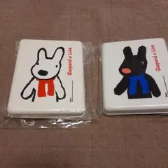 Gaspard et Lisaの可愛いキャラクター柄のサンドイッチパッグとポーチ