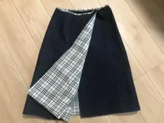 バーバリー　膝丈巻きスカート　Burberry