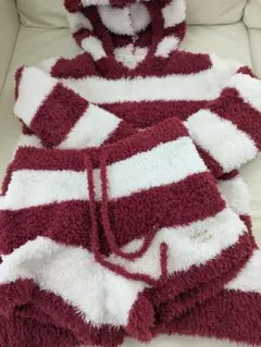 GELATO PIQUE ルームウェア 赤白ストライプ