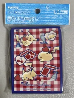ポケモンカードゲーム　デッキシールド　ピカチュウとハート