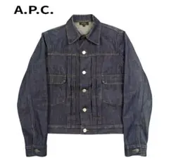 新品未使用 A.P.C.レディースダークデニムジャケットSサイズ A.P.C.レディースダークデニムジャケットSサイズ