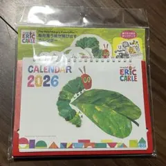 はらぺこあおむし 卓上カレンダー 2026年 新品 エリックカール ポップアップ