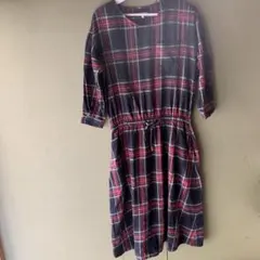 GLOBAL WORK ネルチェック柄ロング