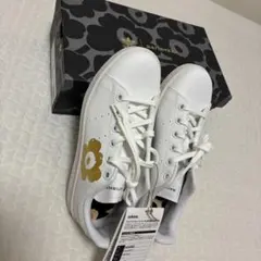 adidas marimekko スタンスミス ホワイトスニーカー 23.0