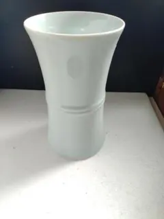 【売り尽くし】【着払い注意】青白磁　花入　花瓶