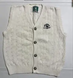 SANTA BARBARA ケーブルニットベスト 120