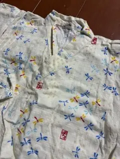 70-80㎝　トンボ柄のベビー甚平