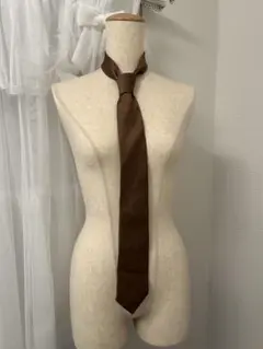 ブラウン ネクタイ